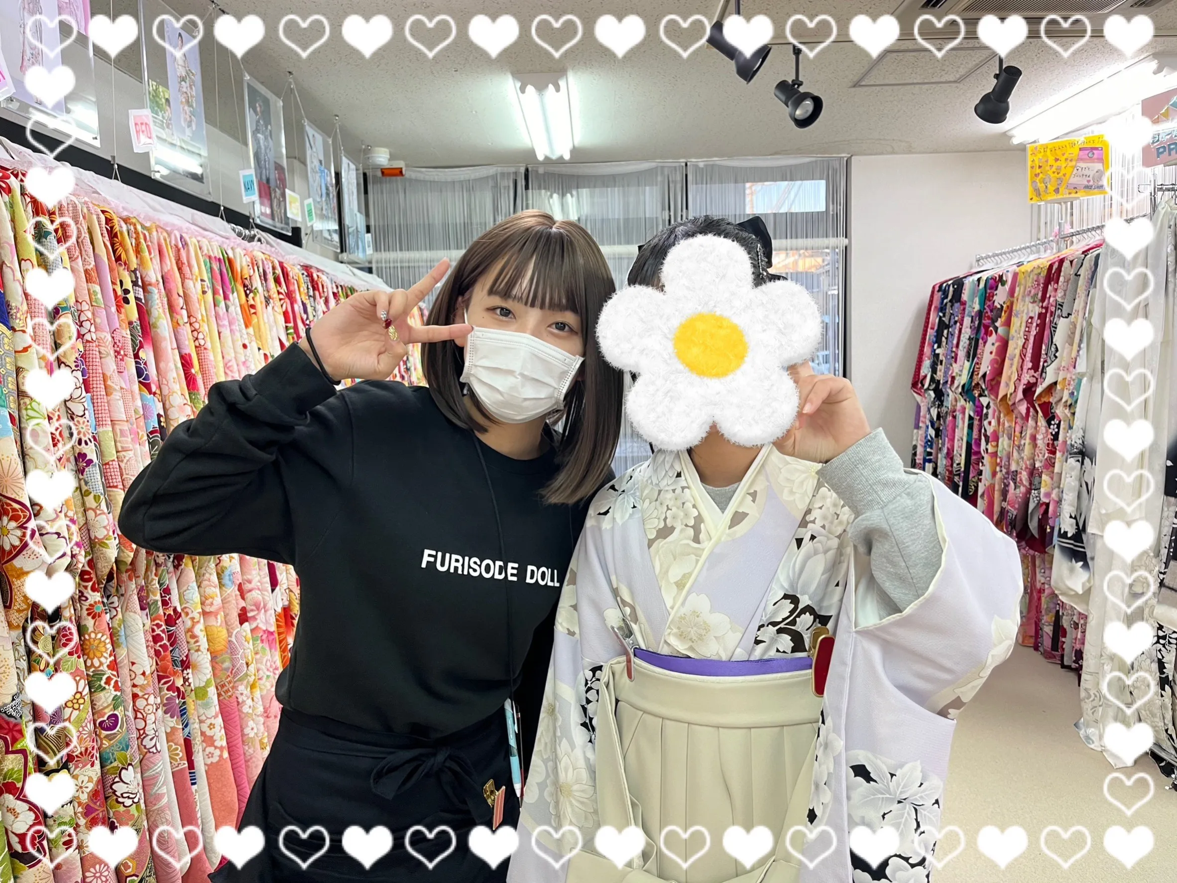 袴　前撮り撮影会　可愛い　おしゃれ　くすみカラー　かわいい