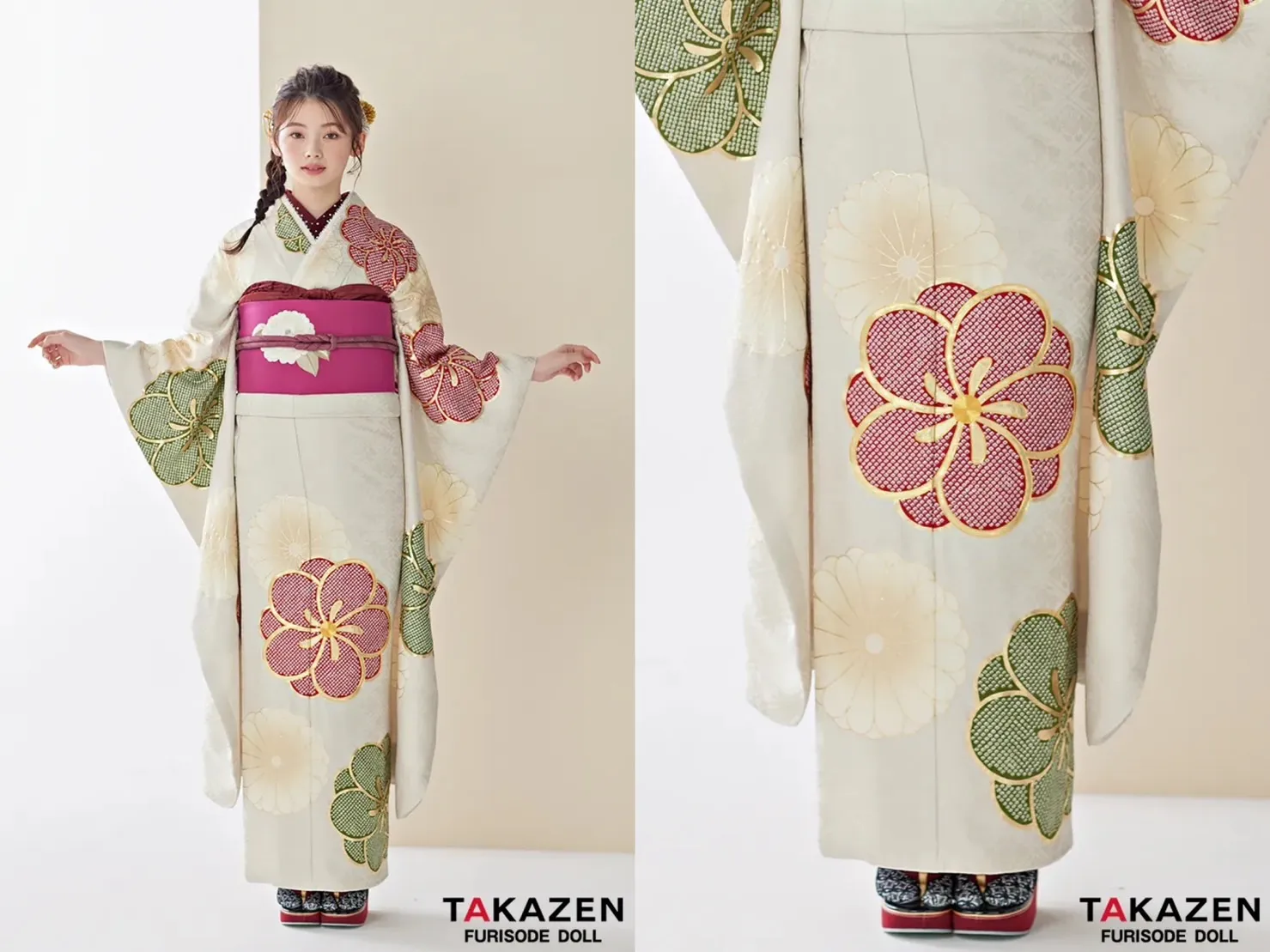 振袖　レンタル　奈良　くすみ古典　おしゃれ　かわいい