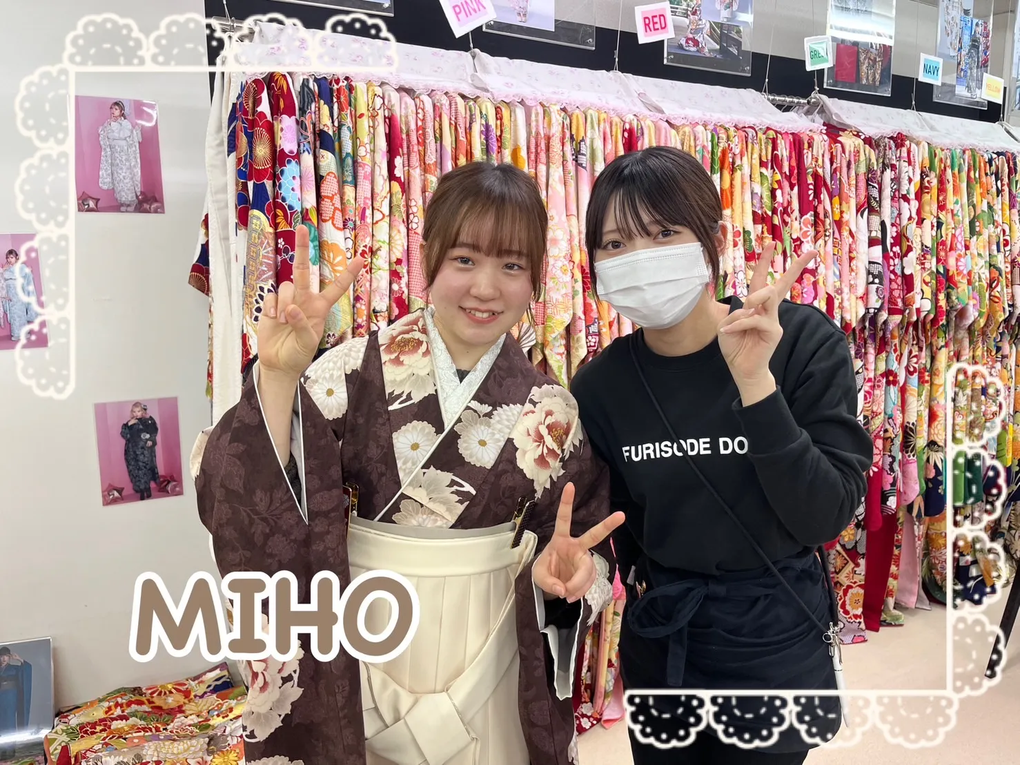 袴　前撮り撮影会　可愛い　おしゃれくすみカラー　新作　かわいい