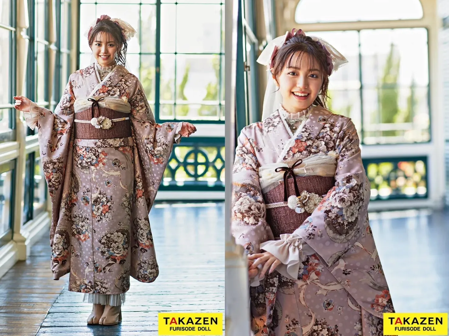振袖　レンタル　奈良　前撮り撮影会　かわいい　くすみレトロ　最新作振袖　おしゃれ