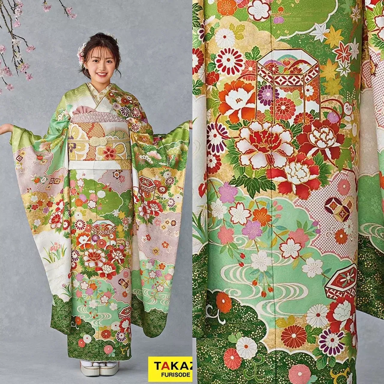 振袖レンタル　奈良　橿原　かわいい　おしゃれ　個性派　かわいい　かっこいい　くすみ　イマドキ　