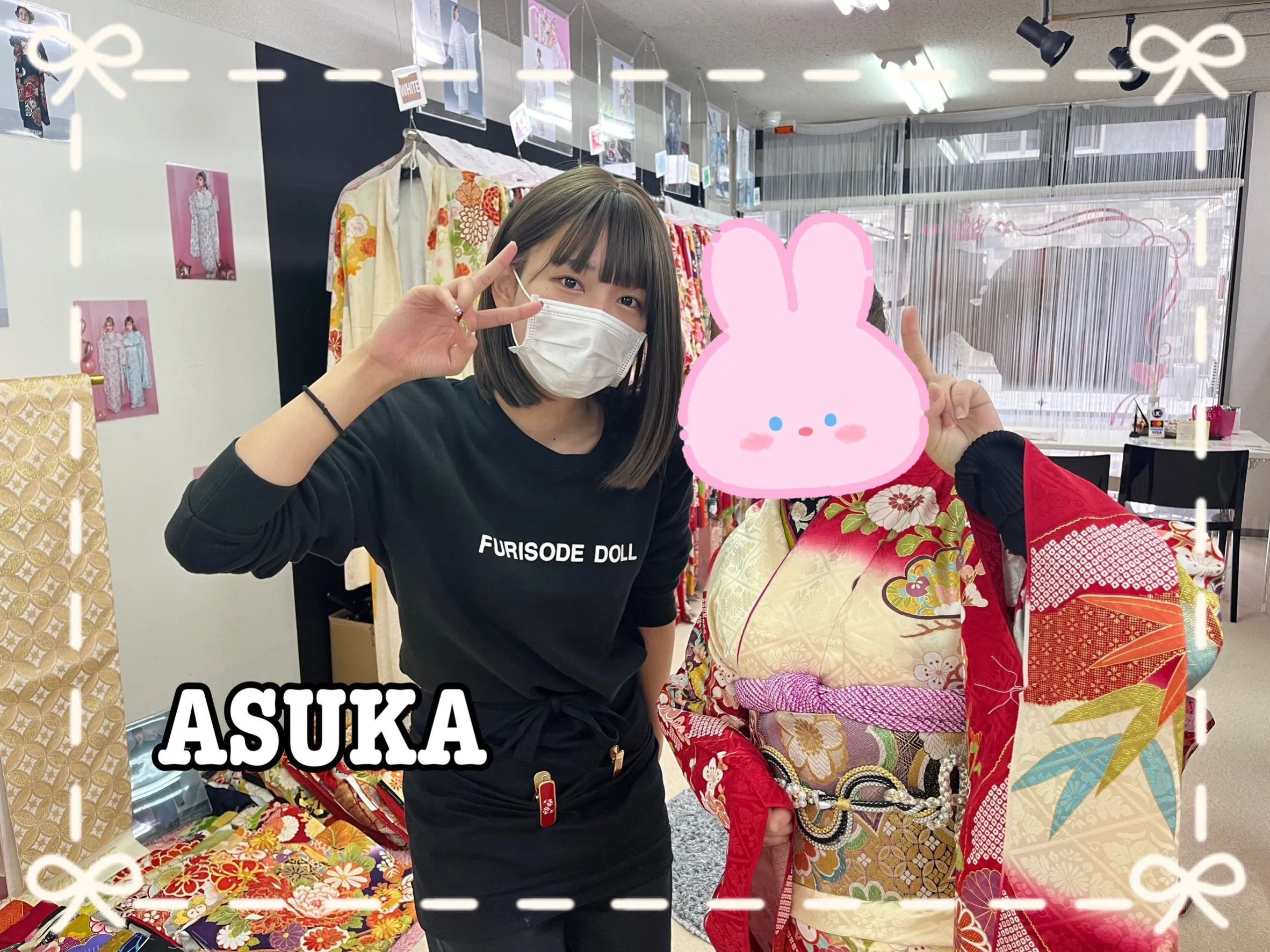 振袖　レンタル　奈良　古典　赤　可愛い　オシャレ　