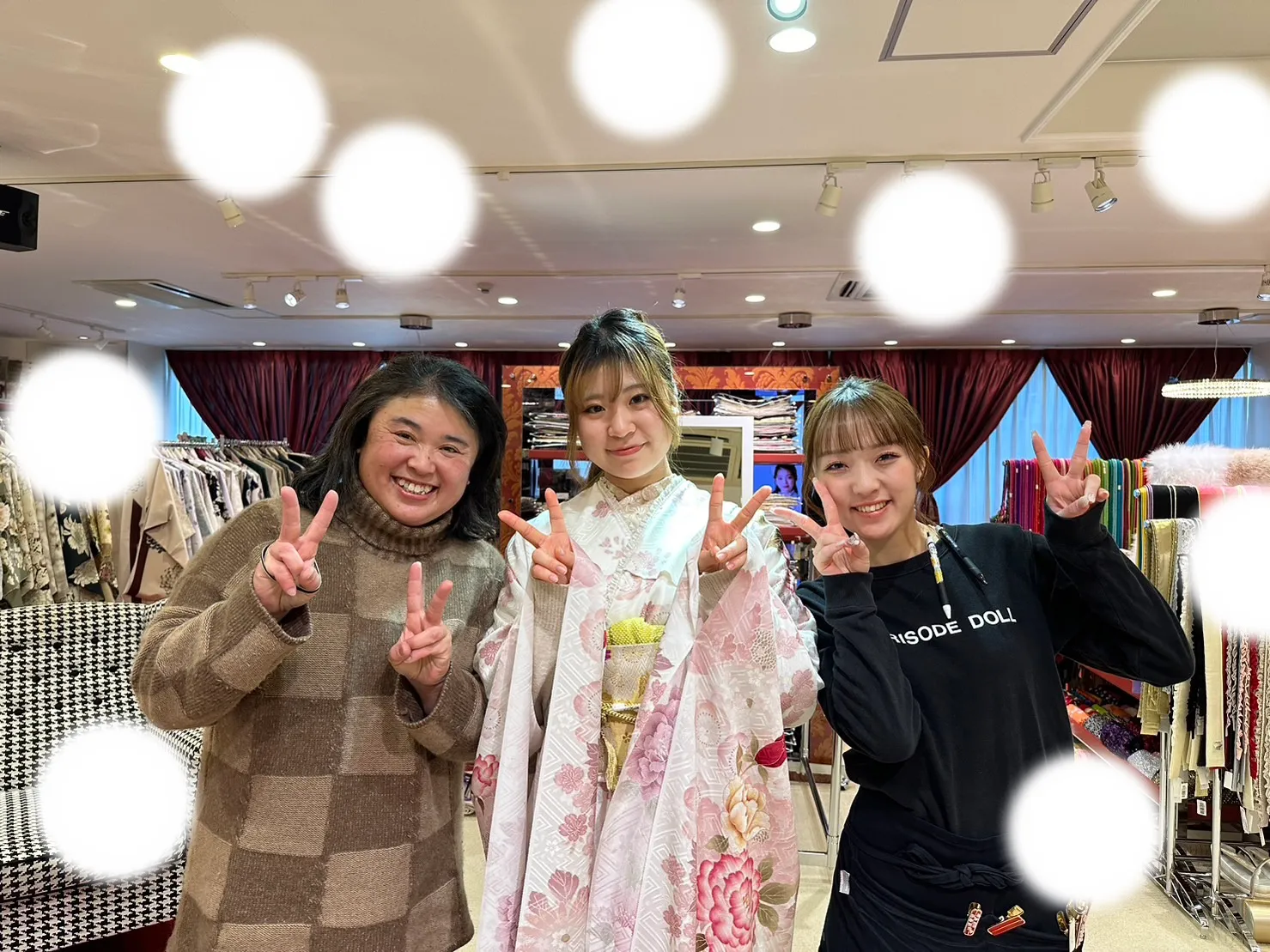 タカゼン　振袖レンタル　くすみガーリー　ピンク