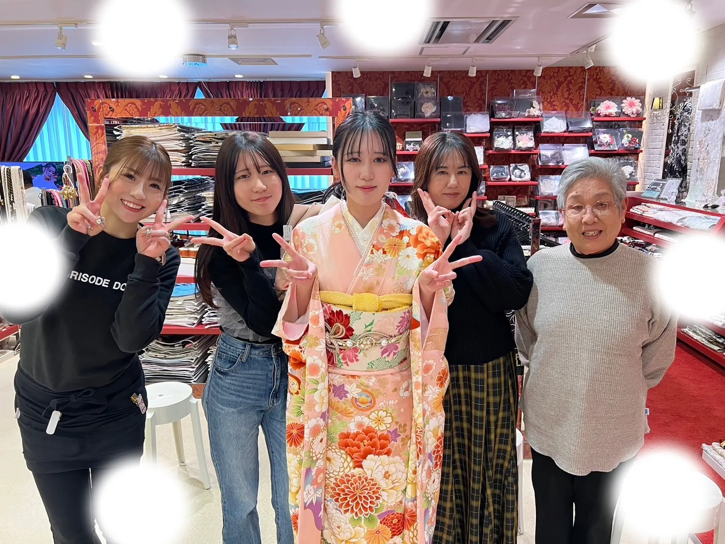 【TAKAZEN大阪梅田本店】♡7日　王道古典柄のかわいいお振袖の姫ちゃん♡