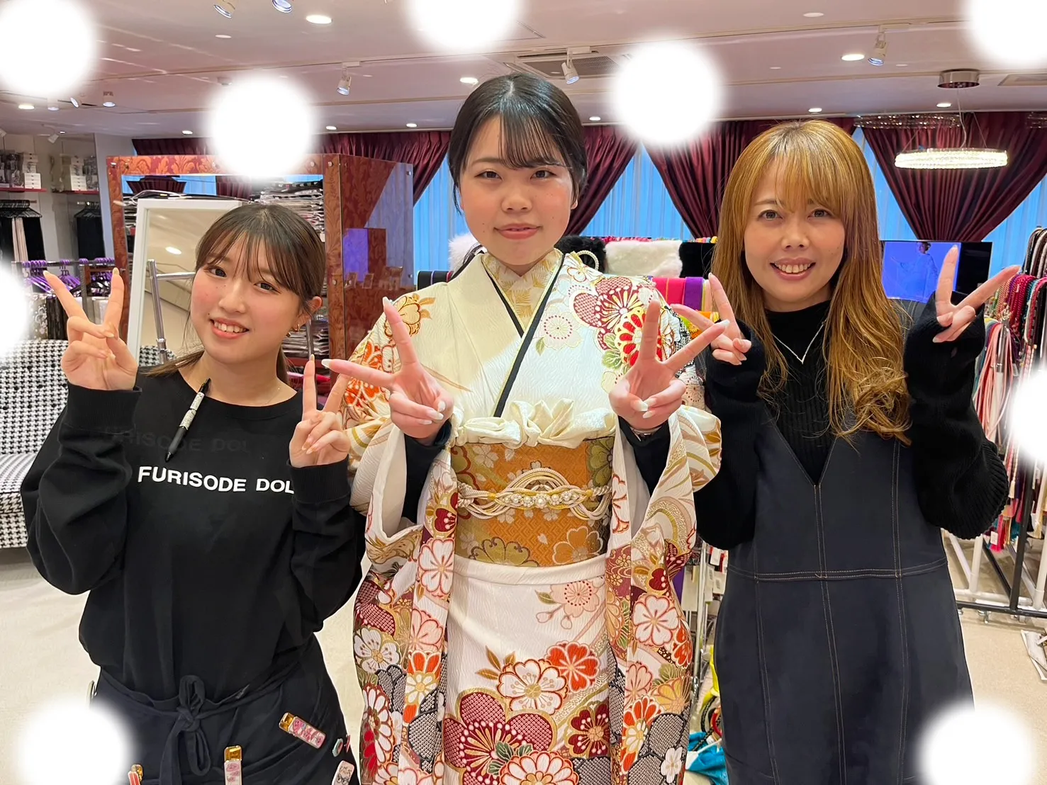 成人式　前撮り　梅田　袴　くすみカラー　かわいい　イマドキ　淡色　古典　タカゼン　撮影