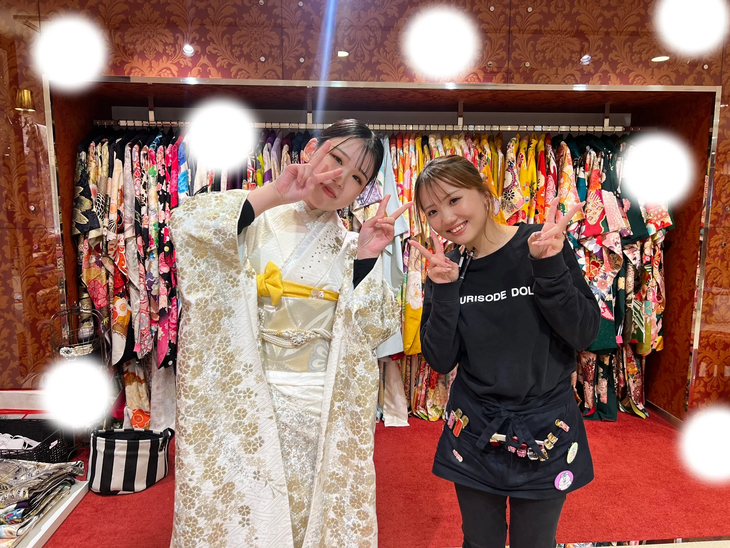 成人式　前撮り　梅田　袴　くすみカラー　かわいい　イマドキ　淡色　古典　タカゼン　撮影
