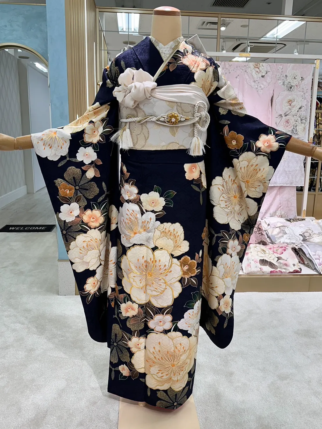 振袖レンタル　成人式　なんば　心斎橋　古典　人気　綺麗　上品