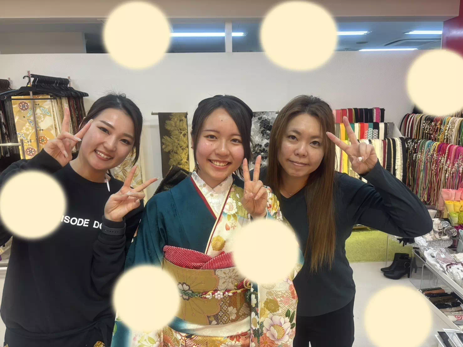 TAKAZEN神戸店　前撮り撮影会　イマドキ　カワイイ　コディネート　振袖　レンタル　袴　
