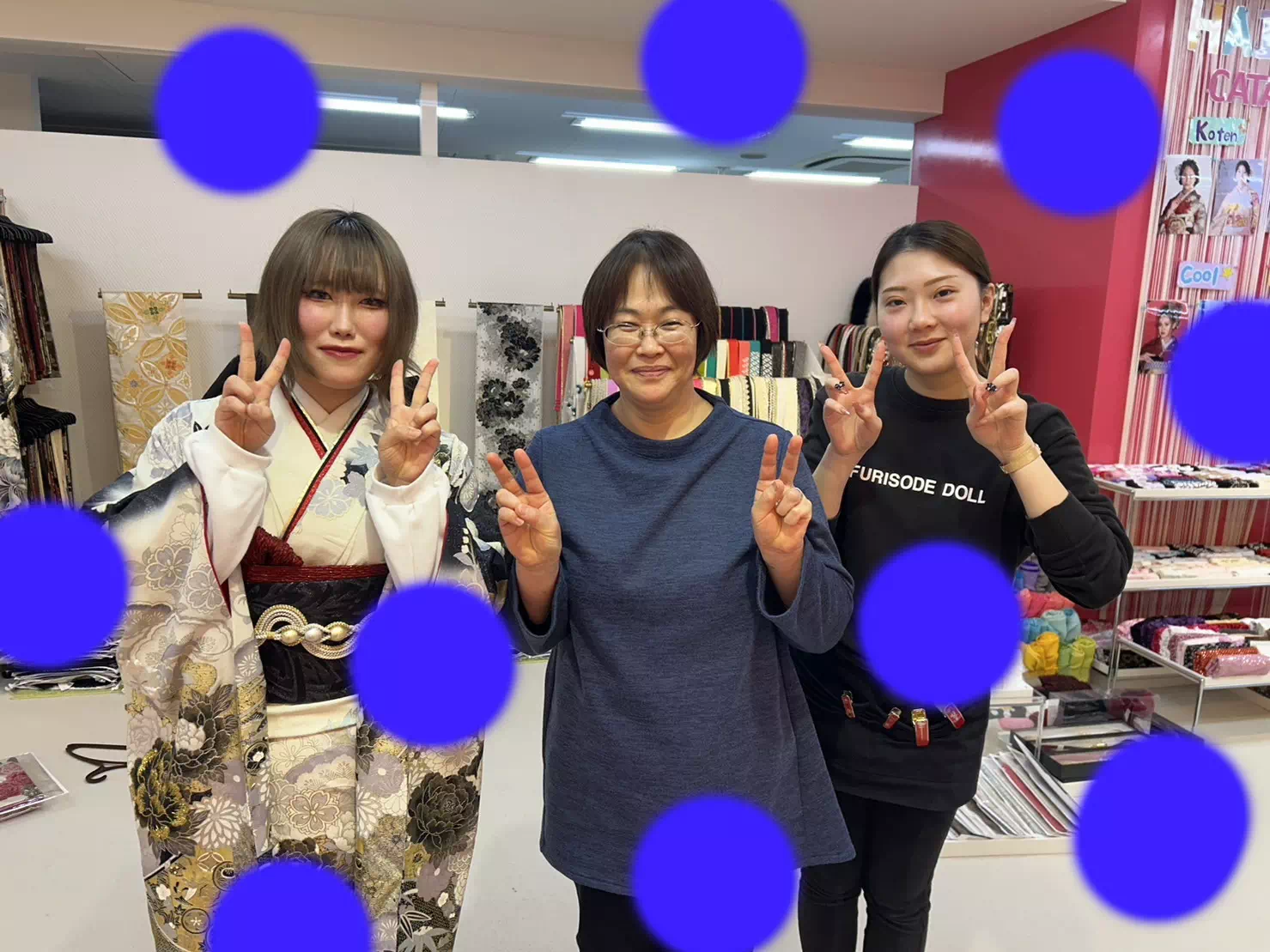 TAKAZEN神戸店　前撮り撮影会　イマドキ　カワイイ　コディネート　振袖　レンタル　袴　