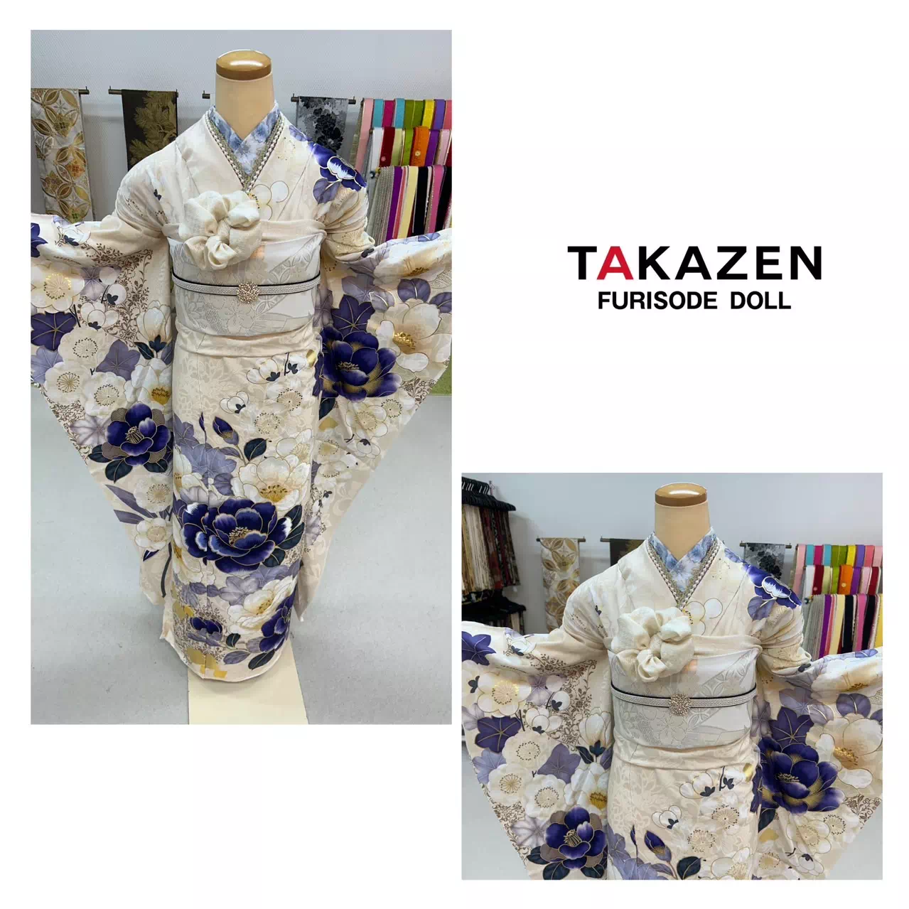 TAKAZEN神戸店　前撮り撮影会　イマドキ　カワイイ　コディネート　振袖　レンタル　袴　