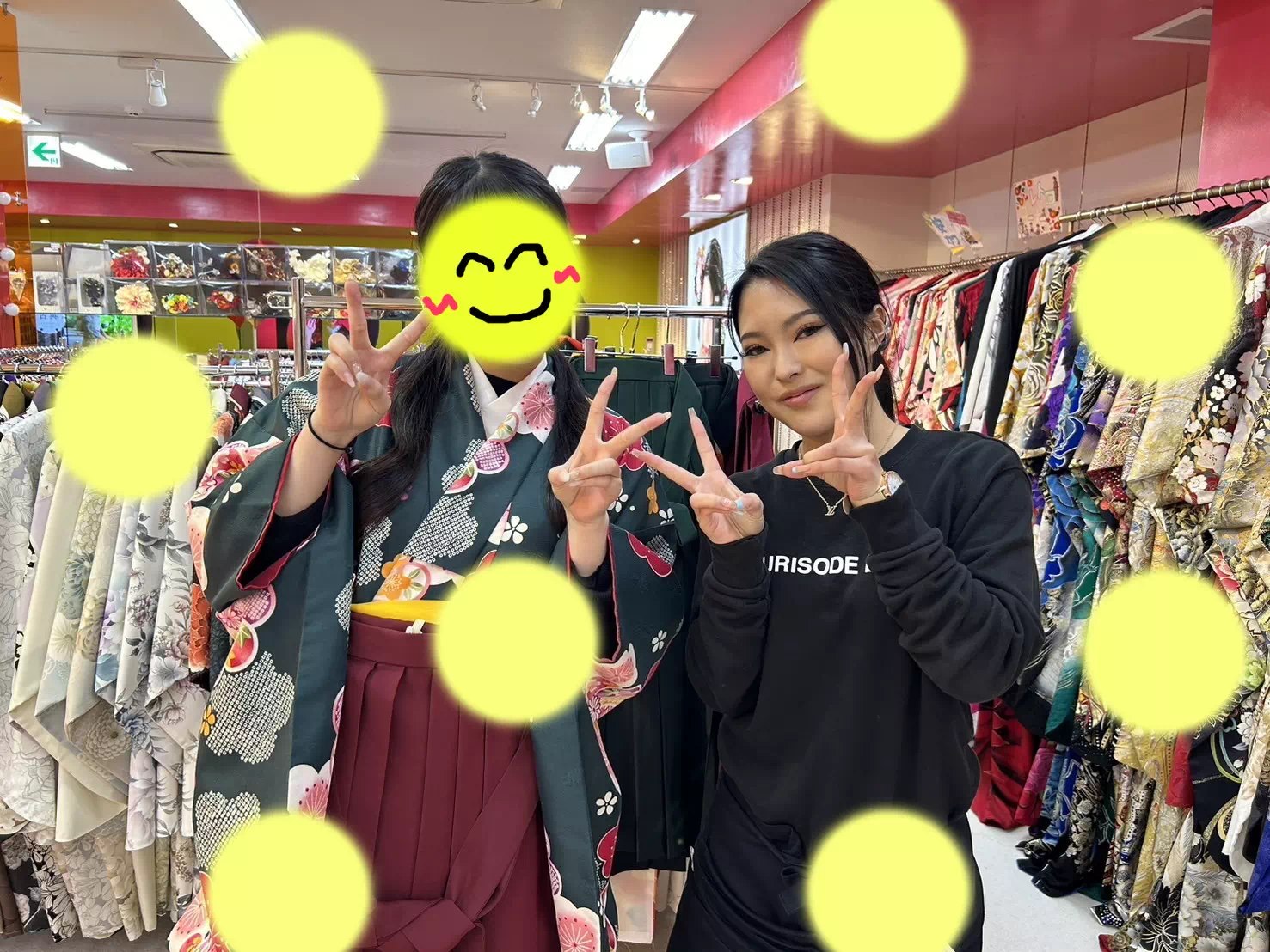 TAKAZEN神戸店　前撮り撮影会　イマドキ　カワイイ　コディネート　振袖　レンタル　袴　