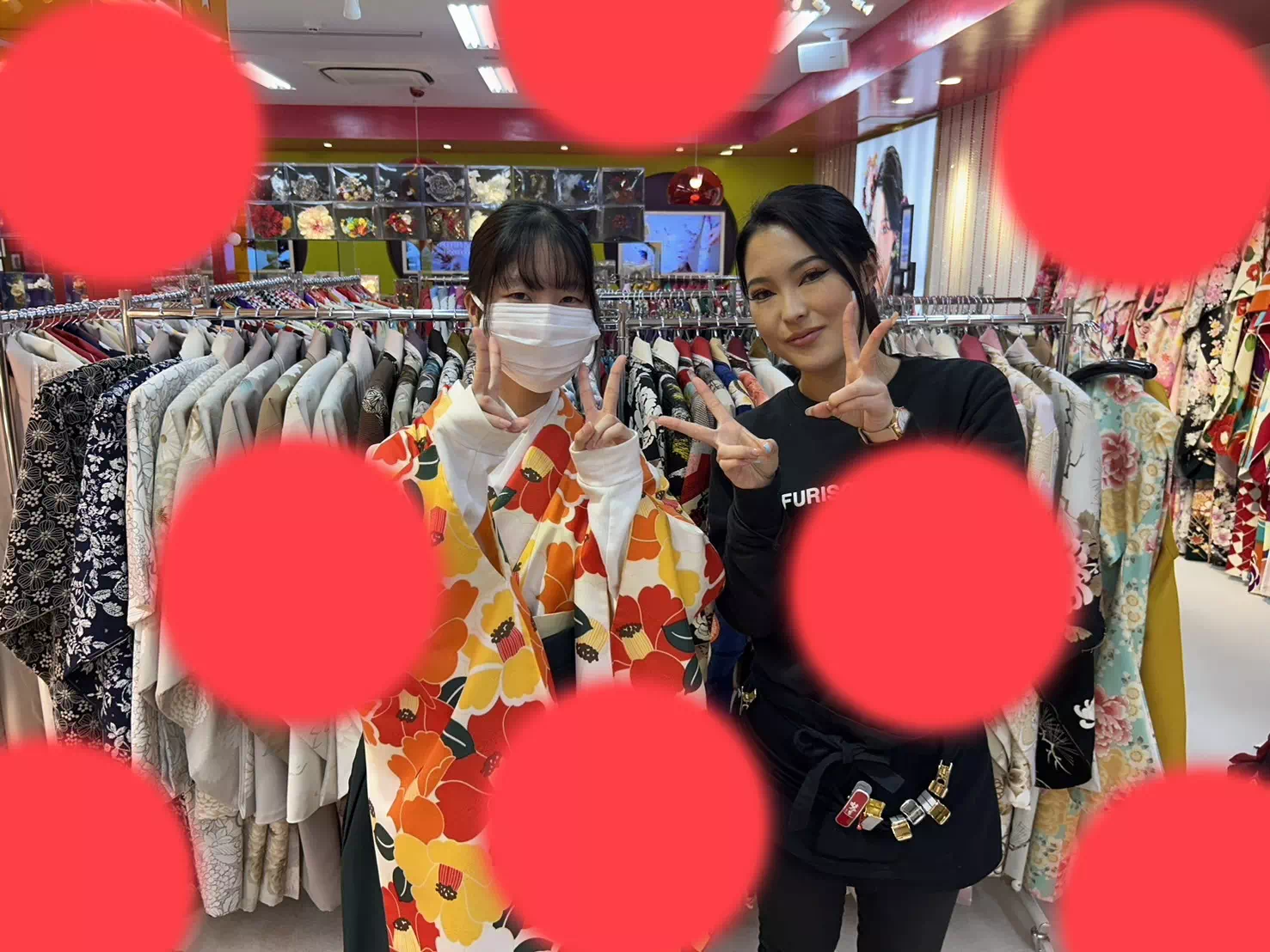 卒業式　袴　レンタル　古典　TAKAZEN神戸店　前撮り撮影会　イマドキ　カワイイ　コディネート