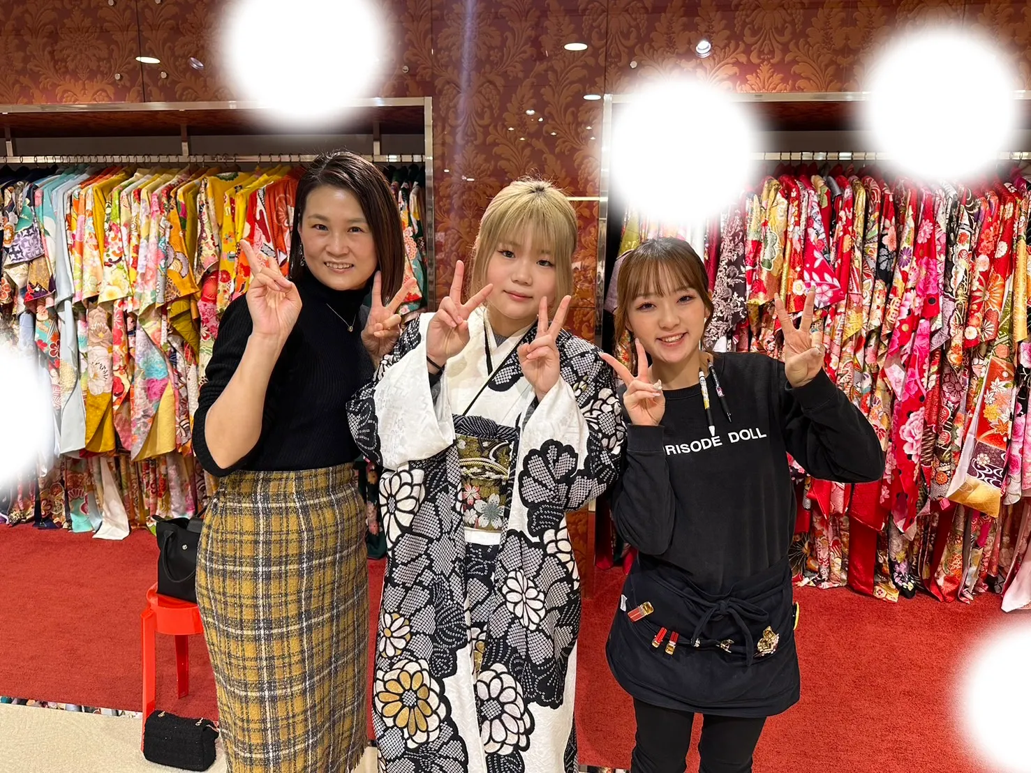 成人式　前撮り　梅田　袴　くすみカラー　かわいい　イマドキ　淡色　古典　タカゼン　撮影