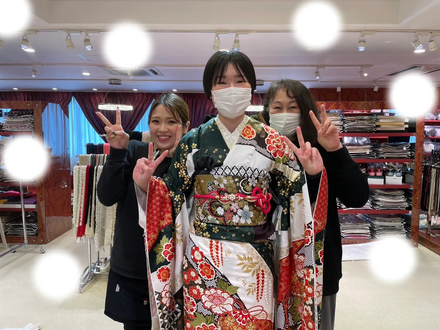 成人式　振袖レンタル　古典　梅田