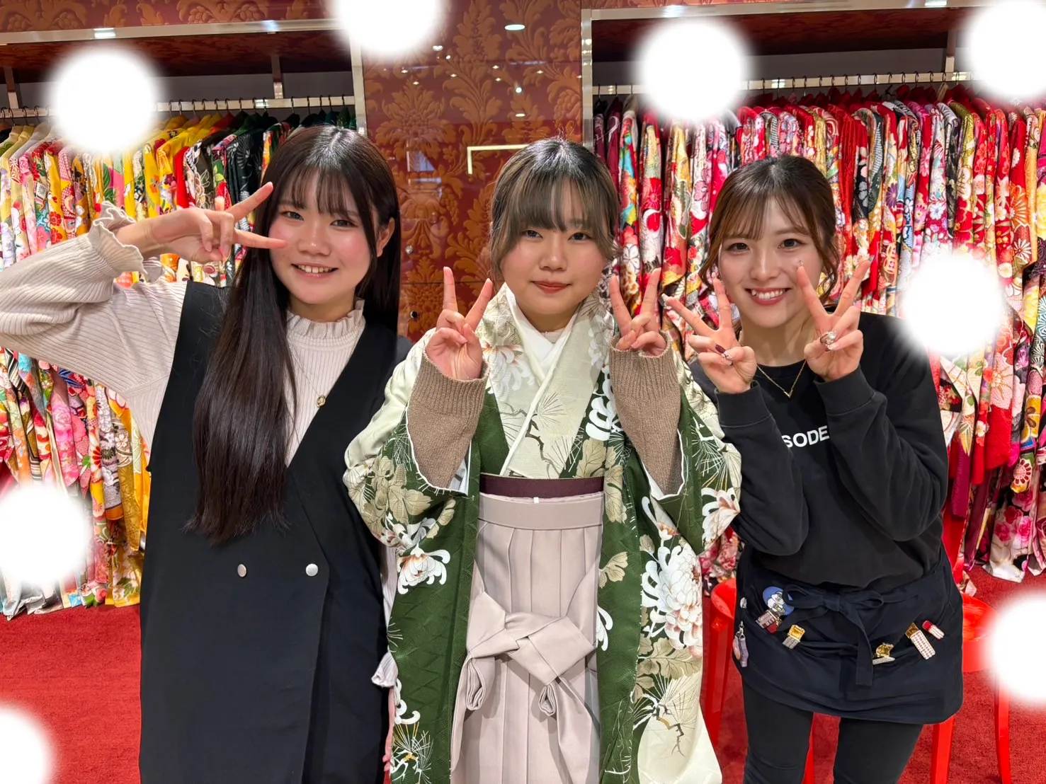 成人式　卒業式　TAKAZEN 袴レンタル　くすみカラー　ヴィンテージ