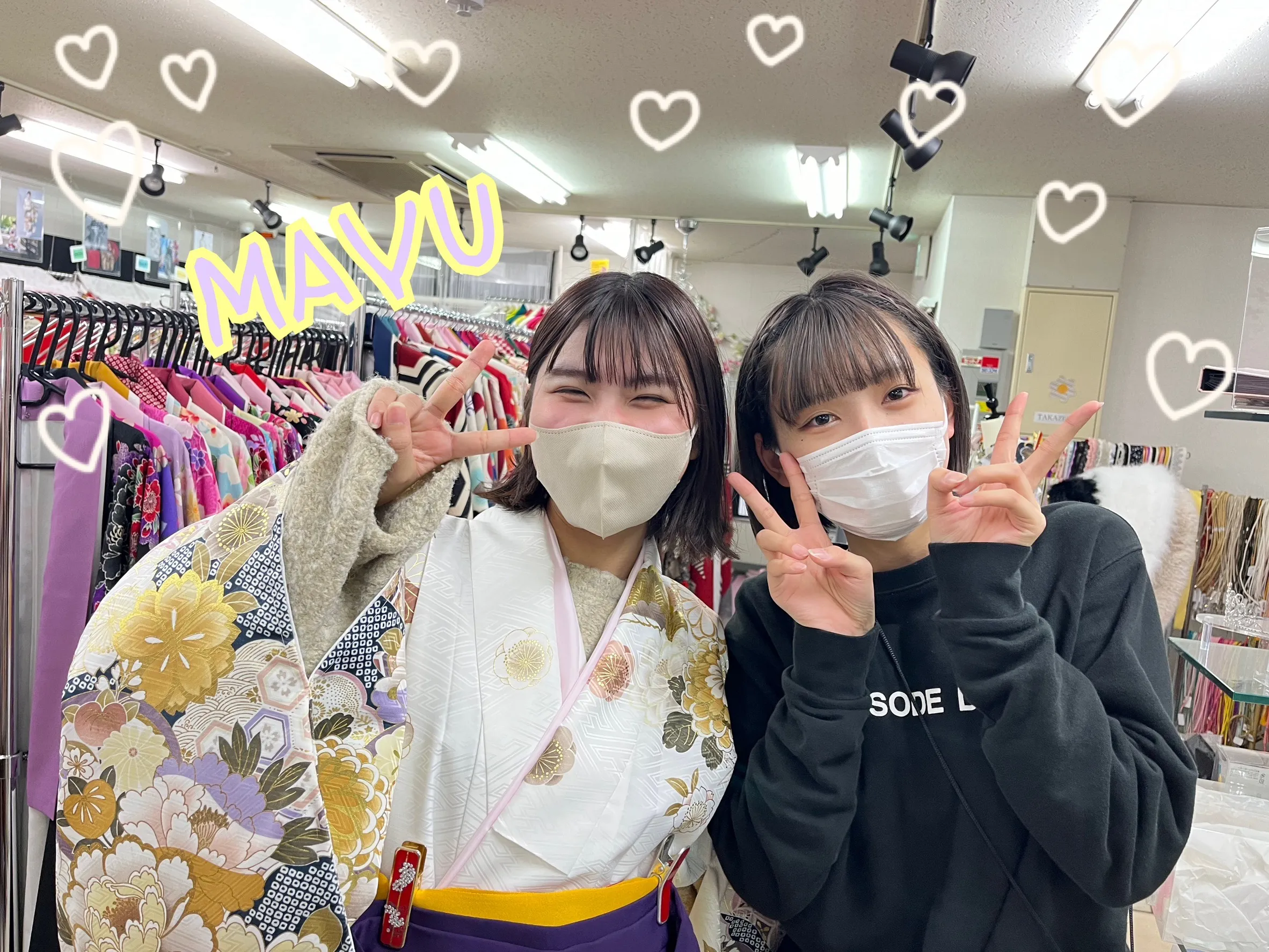袴　レンタル　奈良　可愛い　くすみカラー古典　白　オフホワイト　清楚