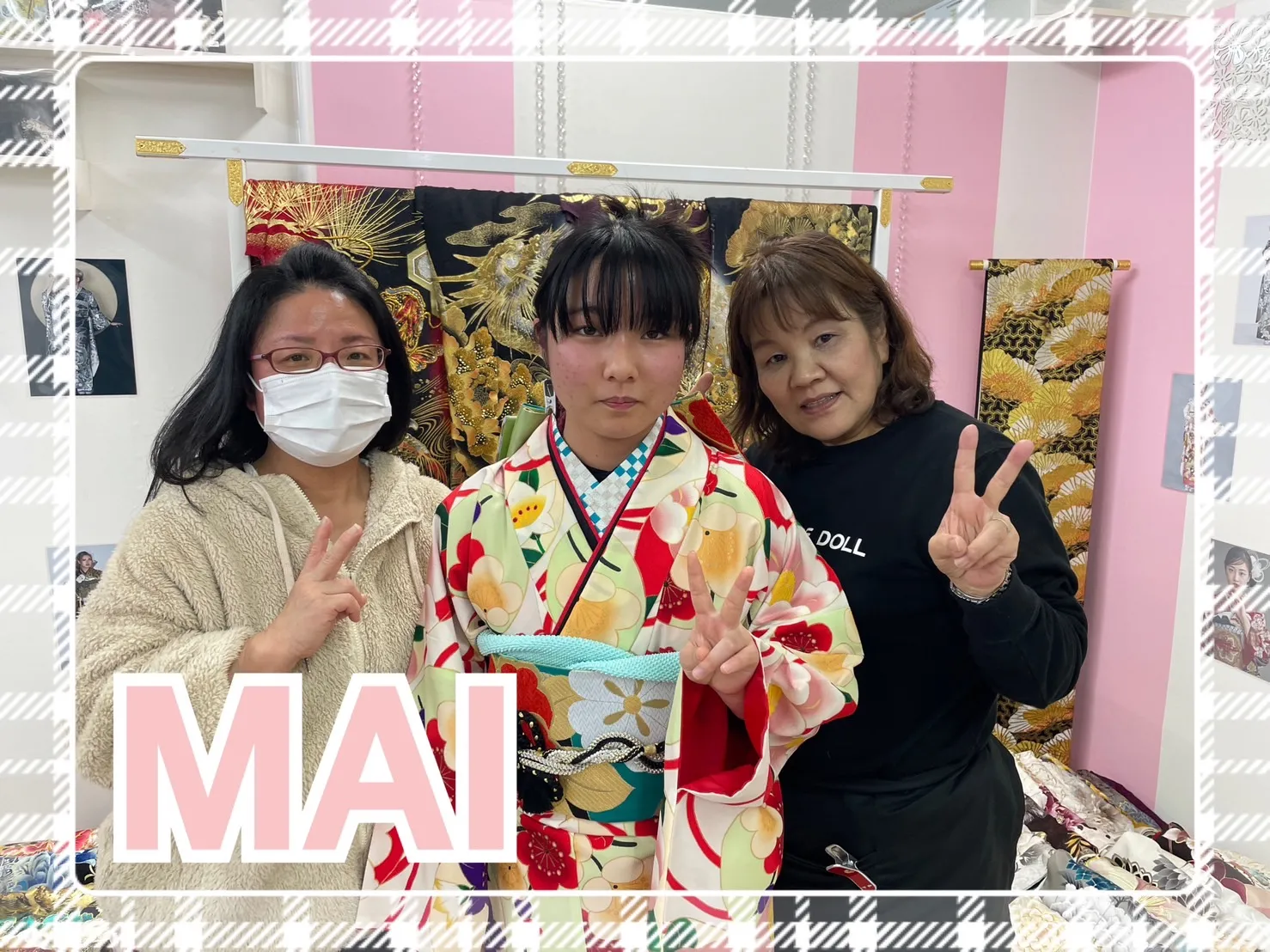 振袖　レンタル　奈良　前撮り撮影会　かわいい　レトロ　おしゃれ　カラフル