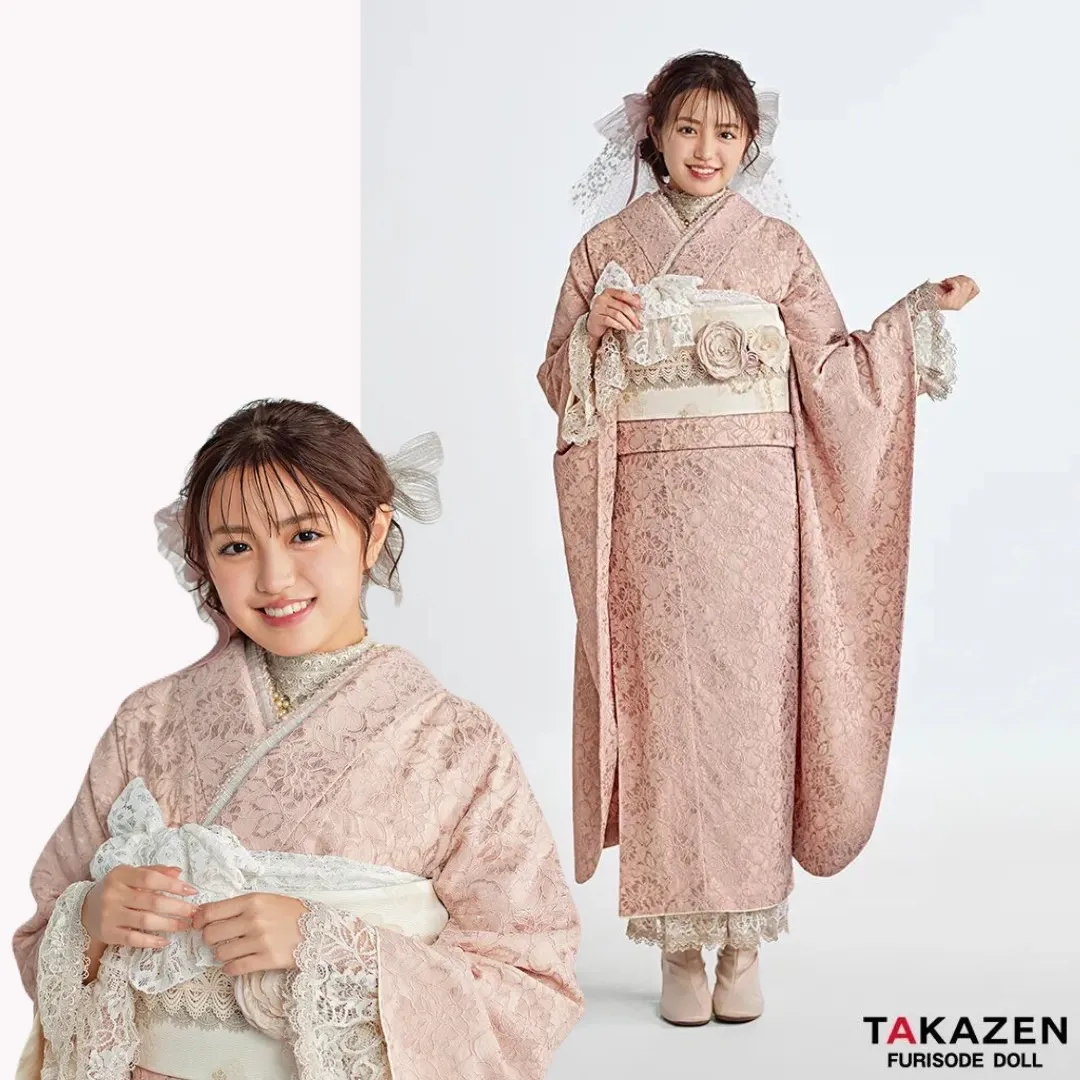 振袖レンタル　奈良　橿原　かわいい　おしゃれ　個性派　かわいい　かっこいい　くすみ　イマドキ　花音ちゃん