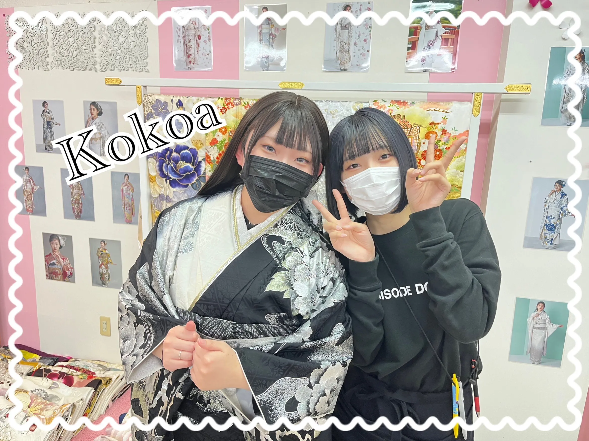 振袖　レンタル　奈良　安い　ジャパンモード　派手　ギャル　龍　黒　シルバー　スワロフスキー