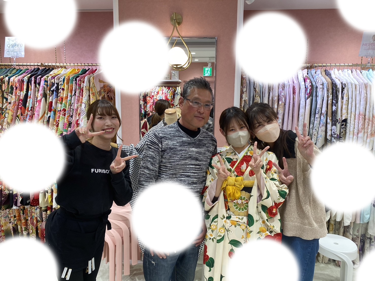 【TAKAZEN姫路店】♡30日　2025年成人のイマドキ可愛いポップなレトロな振袖姫ちゃん♡