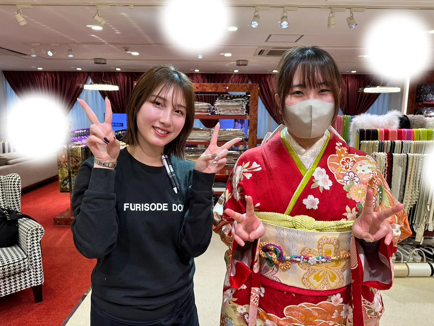 袴レンタル　振袖レンタル　くすみ　キラキラ　かわいい　梅田　大阪　安い　イマドキ　古典　くすみカラー　前撮り　ヴィンテージ　渋い