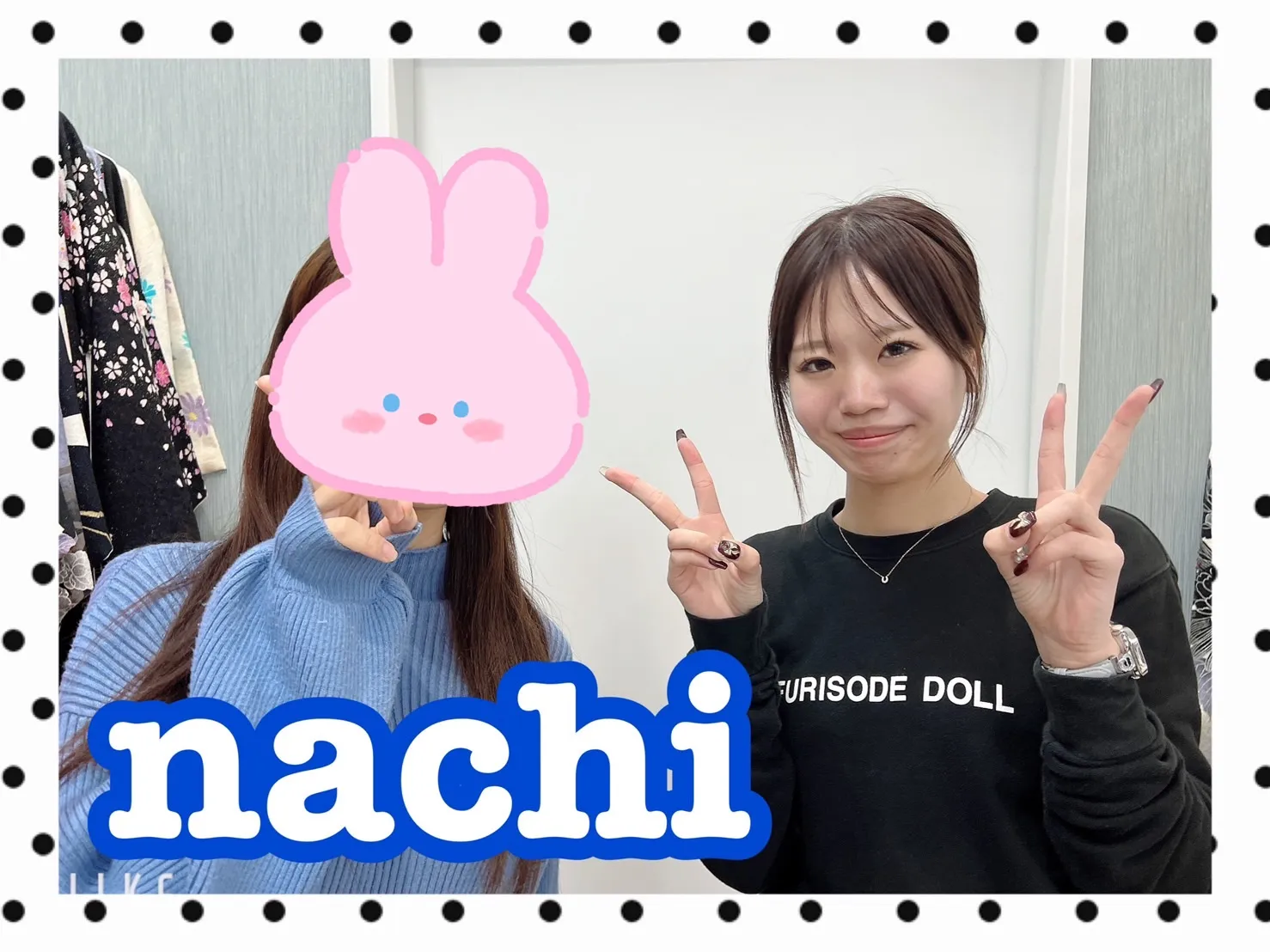 【TAKAZEN橿原店】22日♡2025年成人のちいぽぽちゃんの黒で大人可愛いお振袖姫ちゃん♡