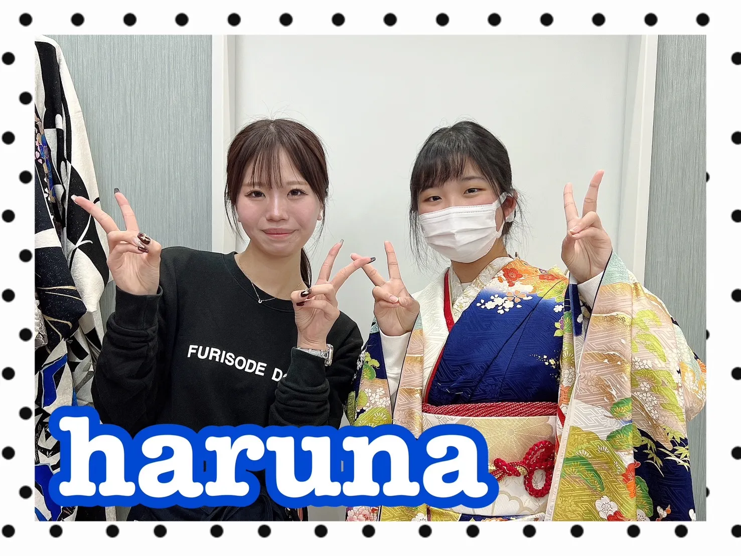 【TAKAZEN橿原店】24日♡2026年成人の上品で可愛い古典柄お振袖姫ちゃん♡