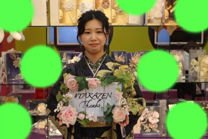 振袖　レンタル　成人式　神戸三宮　TAKAZEN