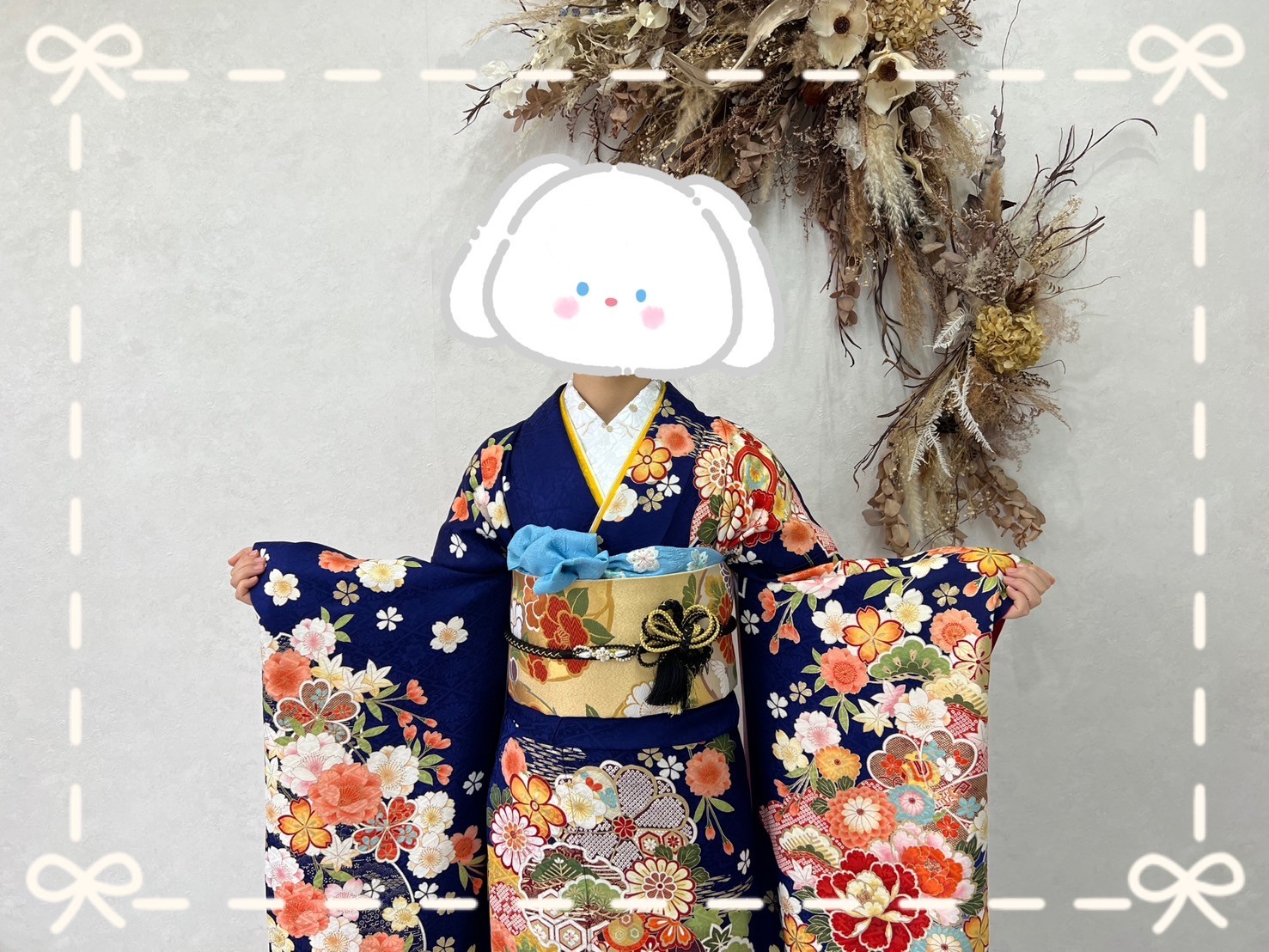 振袖　レンタル　前撮り　撮影会　可愛い　おしゃれ　かっこいい　イマドキ　くすみ