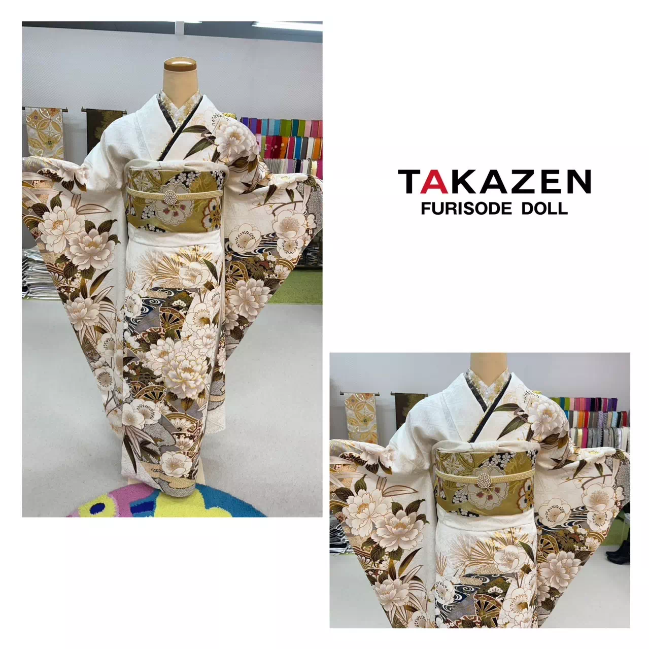 【TAKAZEN神戸三宮店】♡久留栖るなちゃん着用  大人っぽい上品な粋古典お振袖のご紹介♡