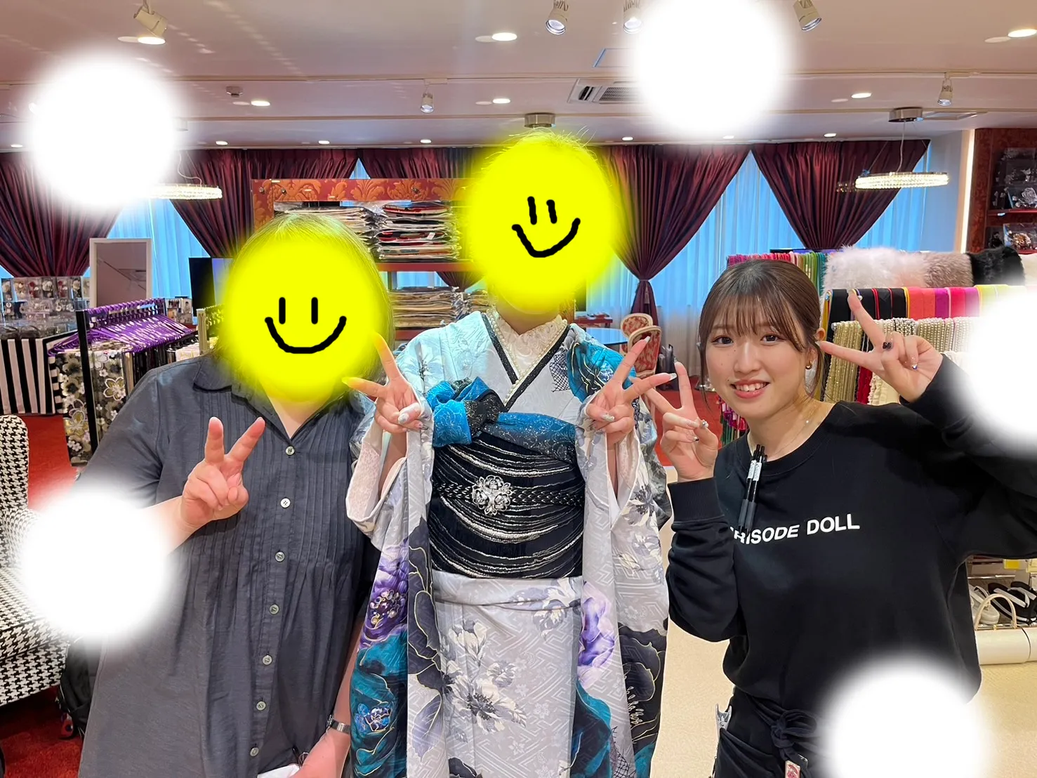 成人式 前撮り 梅田 袴 くすみカラー かわいい イマドキ 淡色 古典 タカゼン 撮影