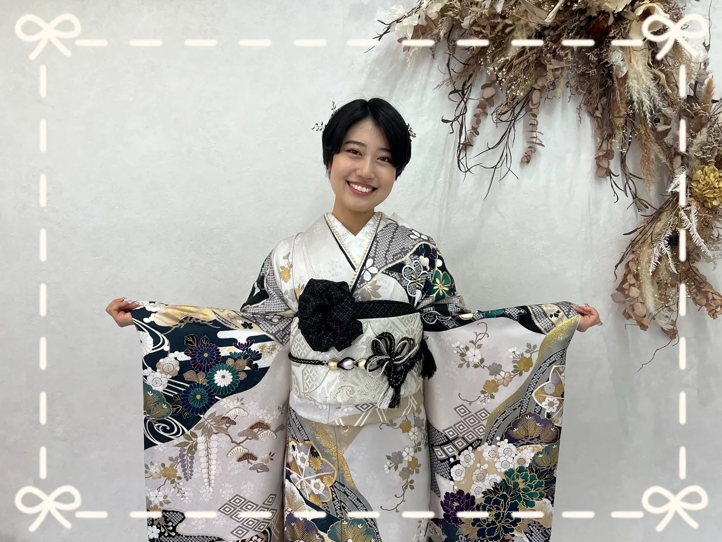 振袖　レンタル　前撮り　撮影会　可愛い　おしゃれ　かっこいい　イマドキ　くすみ
