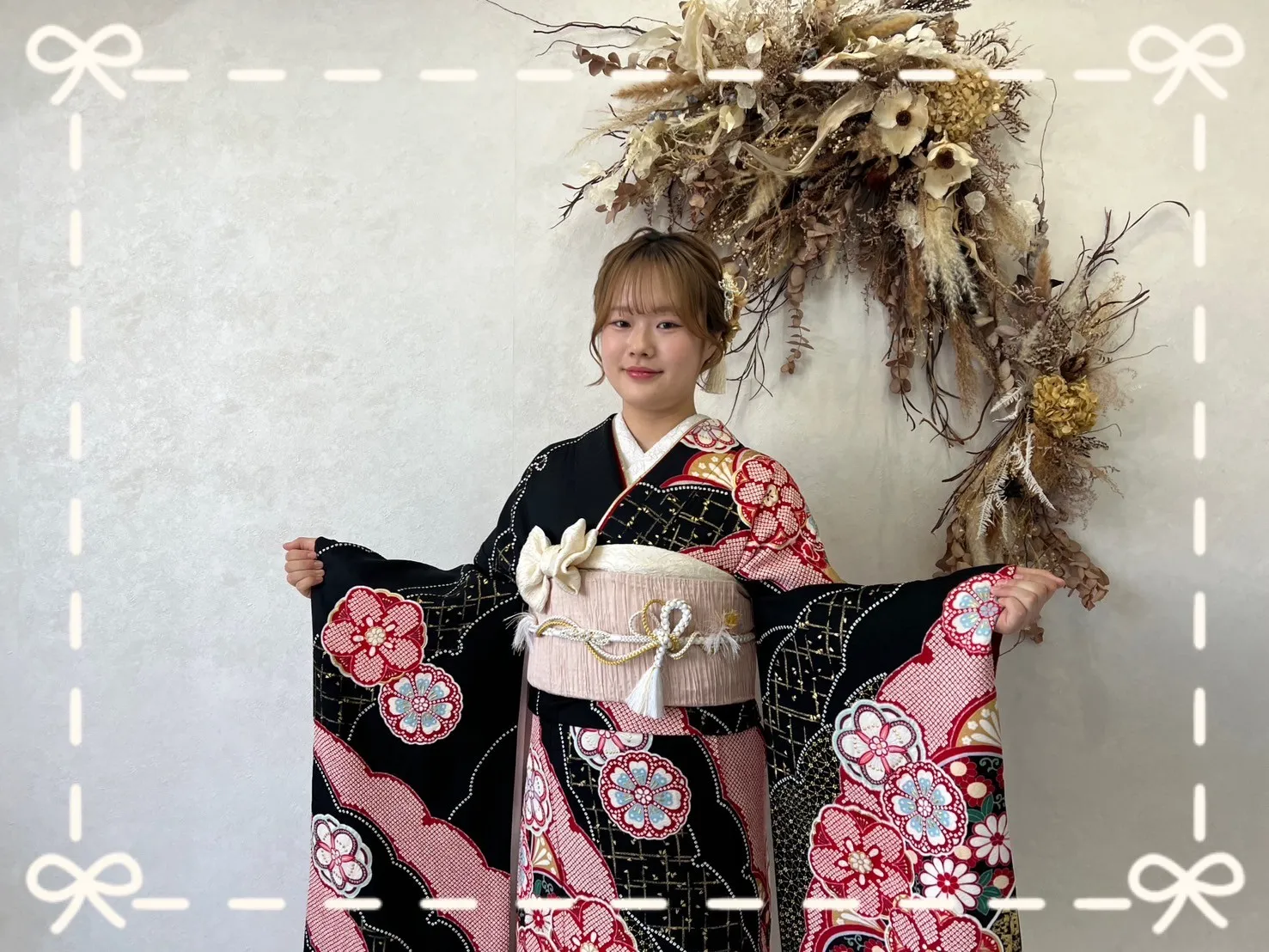 振袖　レンタル　前撮り　撮影会　可愛い　おしゃれ　かっこいい　イマドキ　くすみ