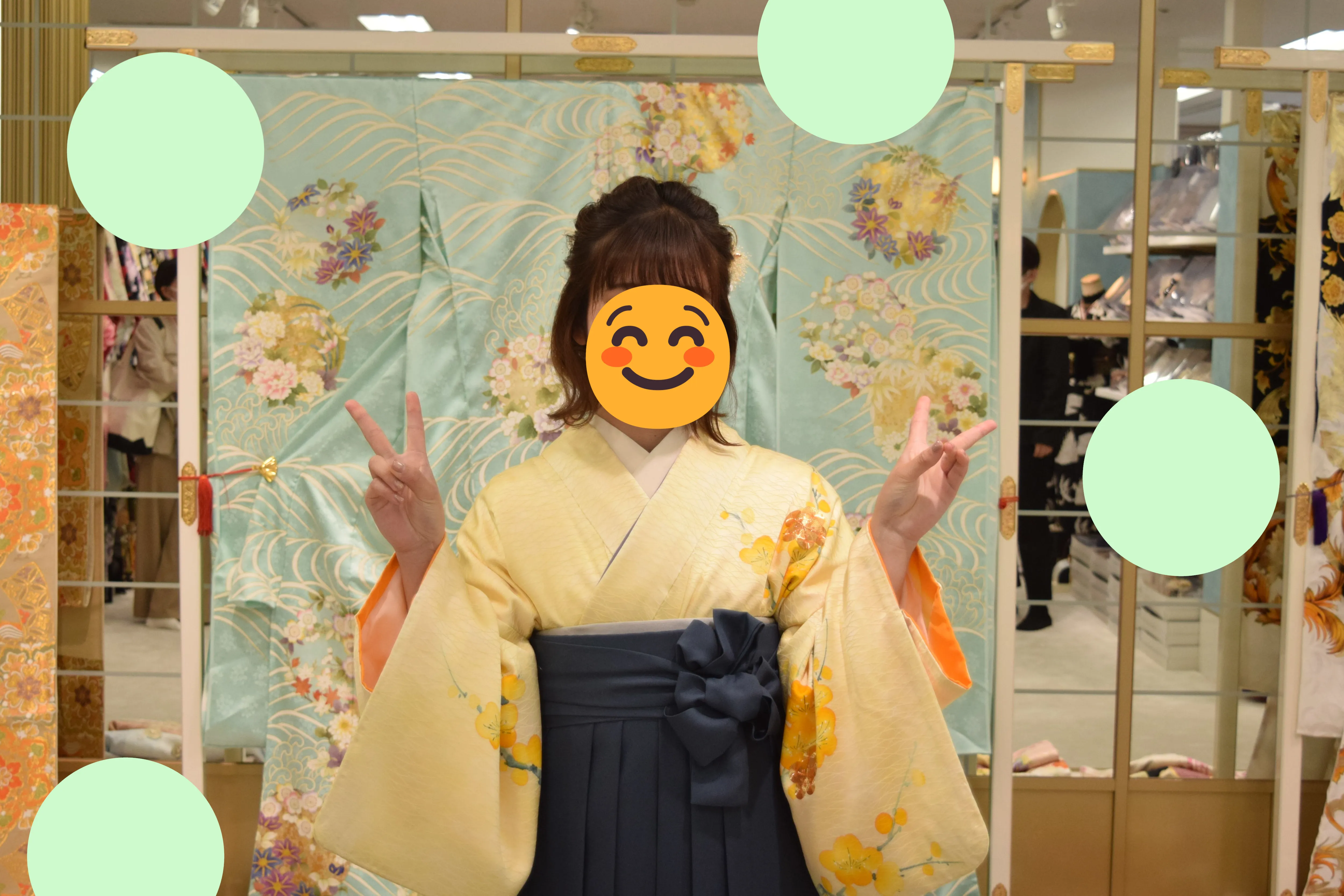 卒業袴　なんば　レンタル　前撮り　