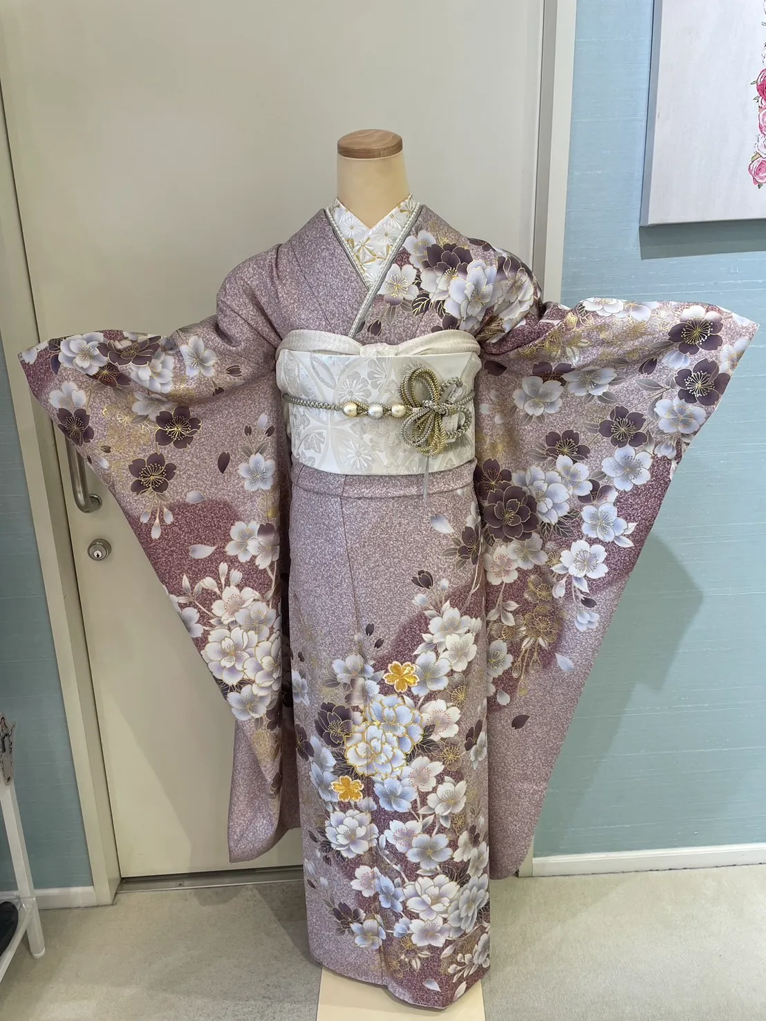 成人式　振袖レンタル　成人式振袖　くすみカラー　古典　可愛い　大人気　紫