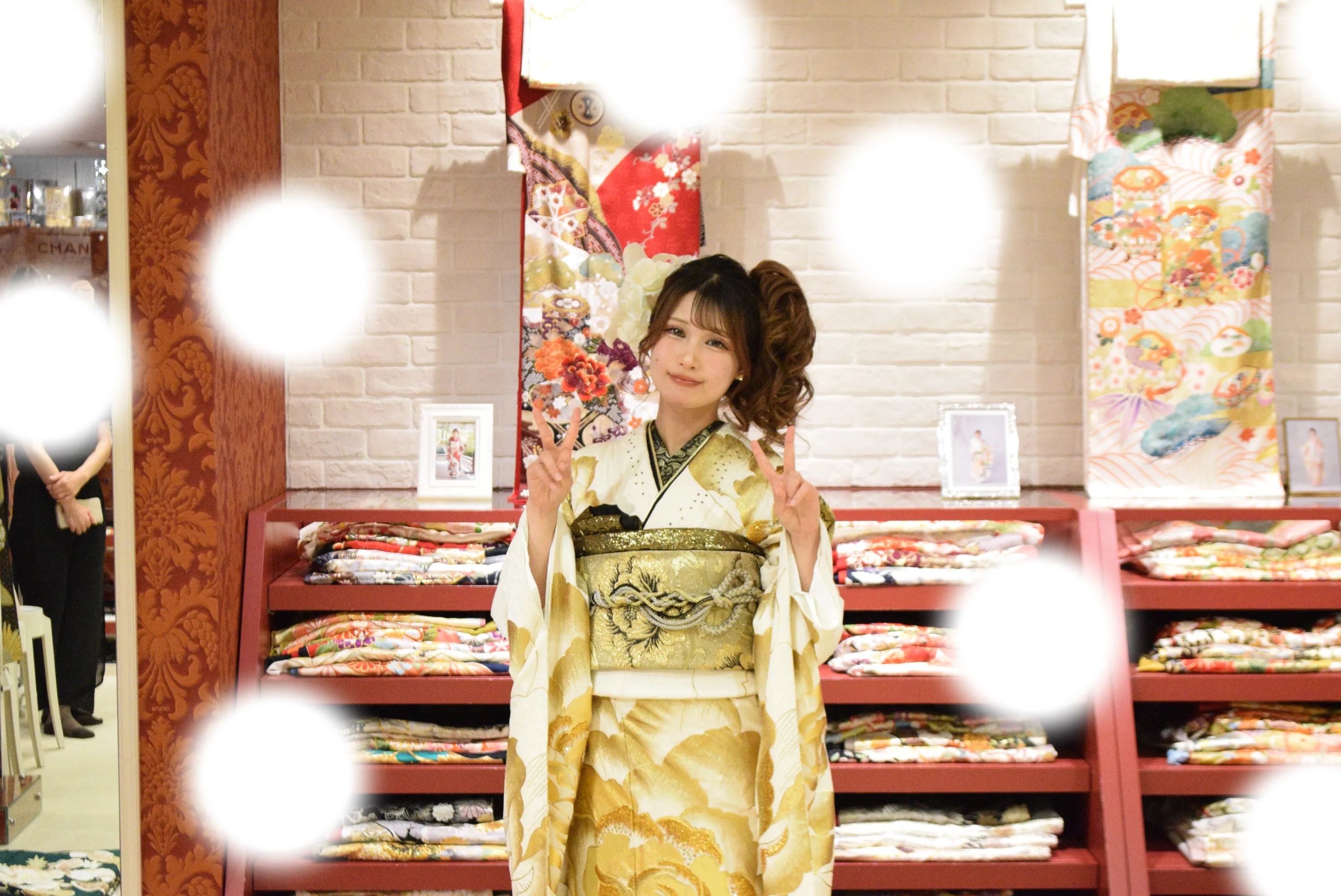 成人式　前撮り　梅田　袴　くすみカラー　かわいい　イマドキ　淡色　古典　タカゼン　撮影