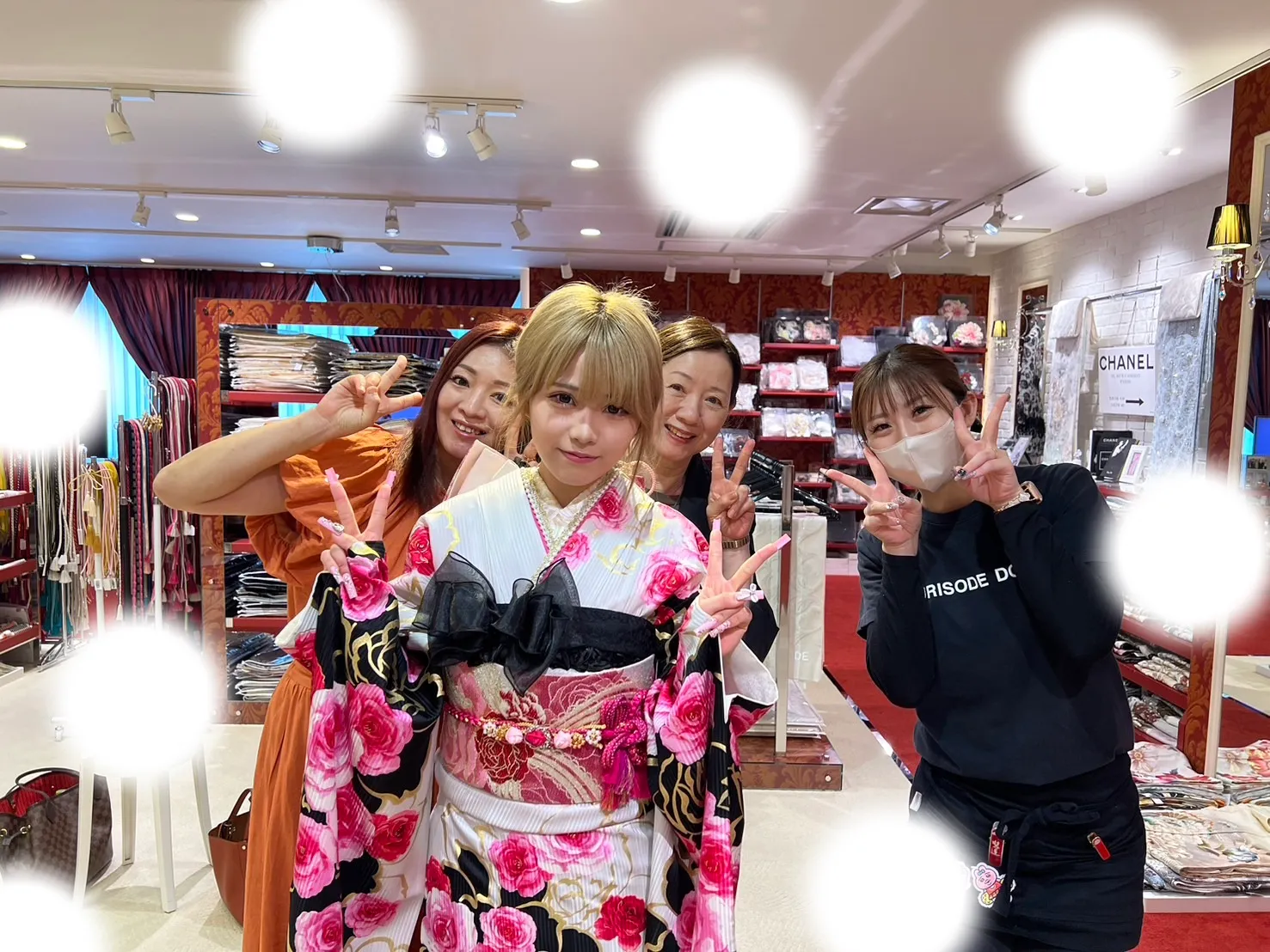 振袖レンタル 成人式 前撮り撮影会 キラキラ 派手 かわいい