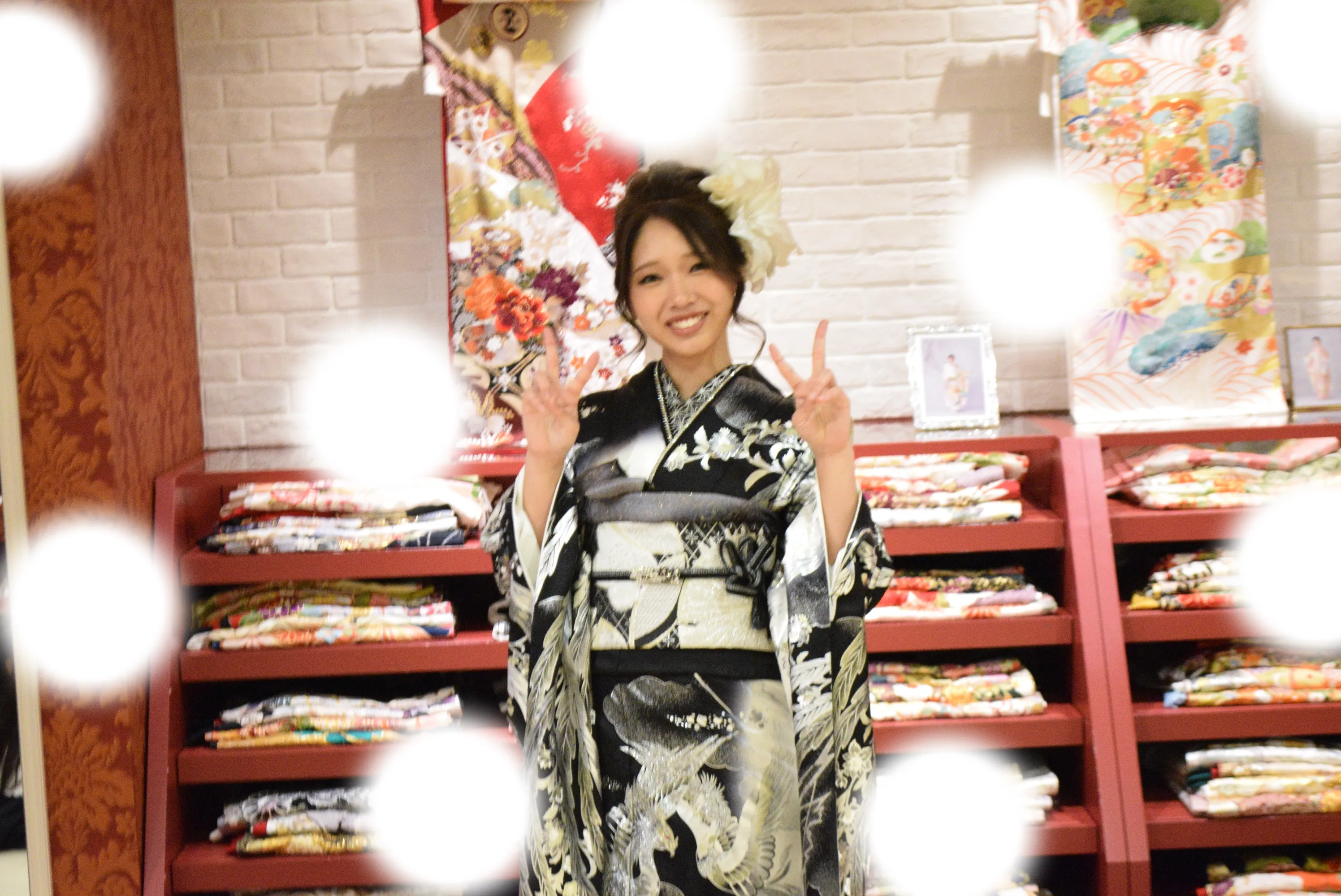 成人式　前撮り　梅田　袴　くすみカラー　かわいい　イマドキ　淡色　古典　タカゼン　撮影