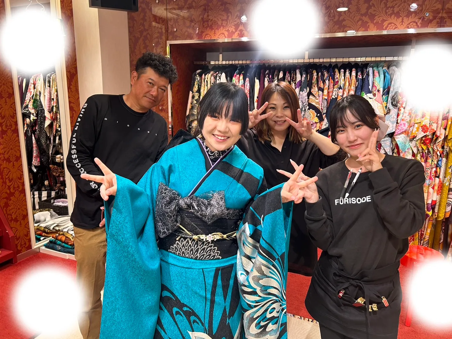 成人式　前撮り　梅田　袴　くすみカラー　かわいい　イマドキ　淡色　古典　タカゼン　撮影