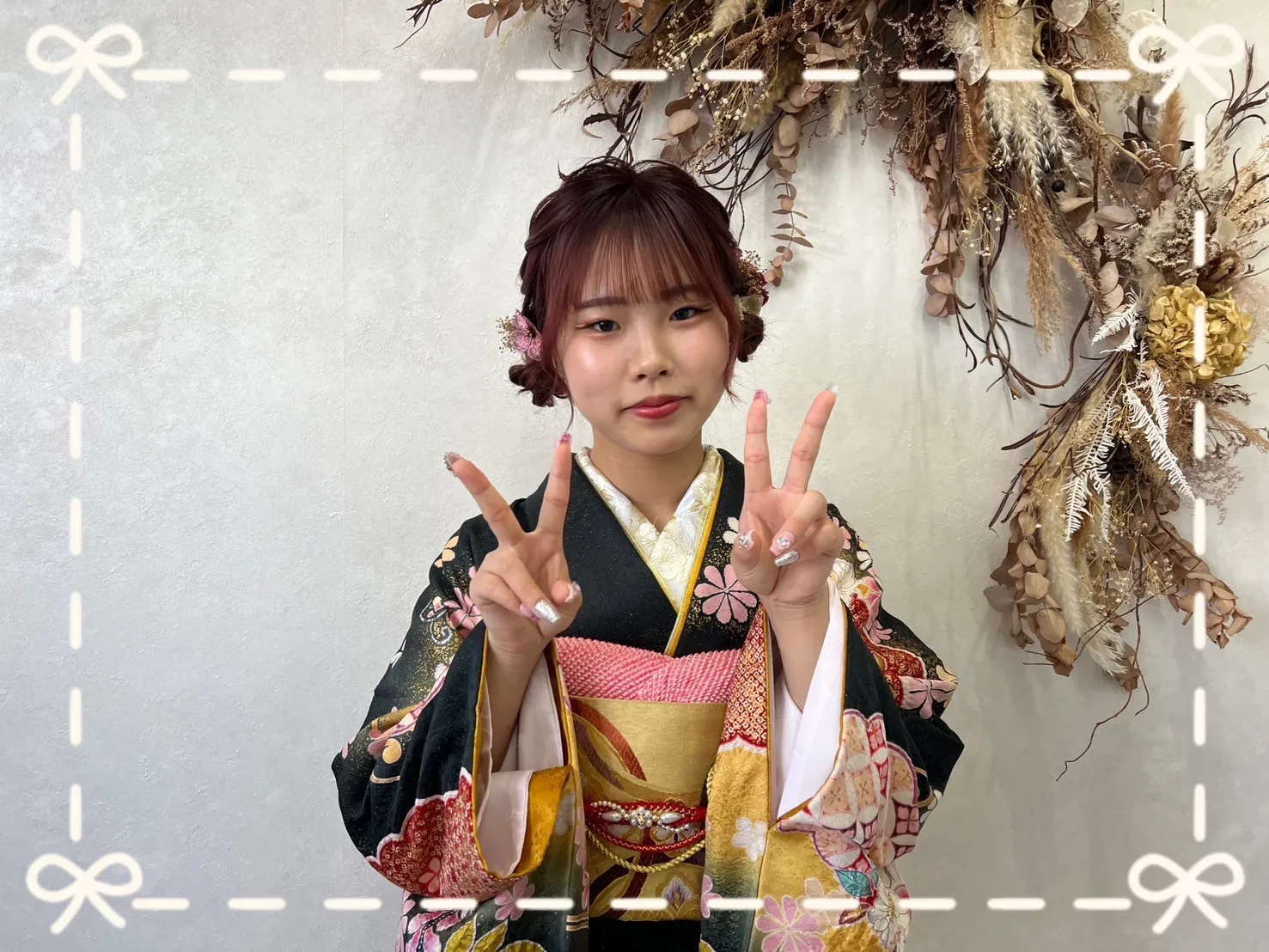 振袖　レンタル　前撮り　撮影会　可愛い　おしゃれ　かっこいい　イマドキ　くすみ