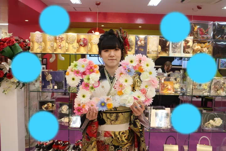 TAKAZEN神戸店　前撮り撮影会　イマドキ　カワイイ　コディネート　振袖　レンタル　袴　