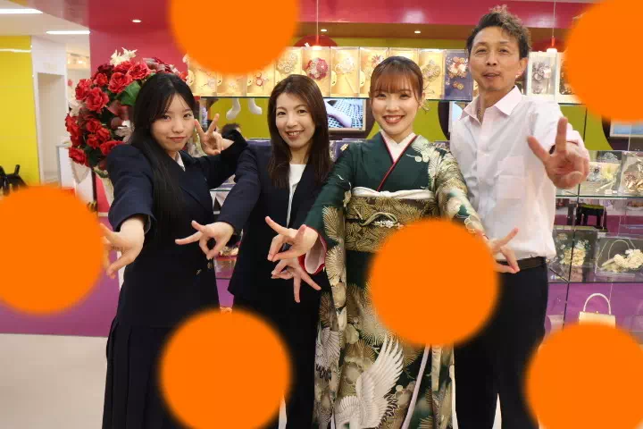 TAKAZEN神戸店　前撮り撮影会　イマドキ　カワイイ　コディネート　振袖　レンタル　袴　