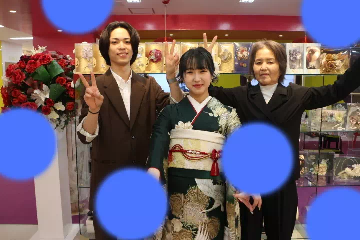 TAKAZEN神戸店　前撮り撮影会　イマドキ　カワイイ　コディネート　振袖　レンタル　袴　