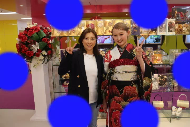 TAKAZEN神戸店　前撮り撮影会　イマドキ　カワイイ　コディネート　振袖　レンタル　袴　