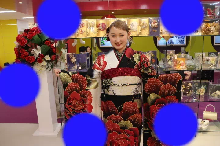 TAKAZEN神戸店　前撮り撮影会　イマドキ　カワイイ　コディネート　振袖　レンタル　袴　
