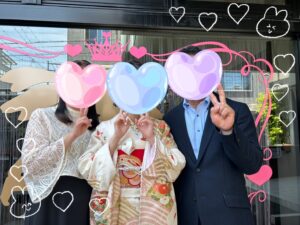 振袖　レンタル　奈良　前撮り　正統派古典　白金　吉祥文様　清楚　大人っぽい　シンプル