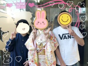 正統派古典　白/ピンク/水色　菊柄　淡い色　かわいい　女の子らしい　低身長さんにもおすすめ
