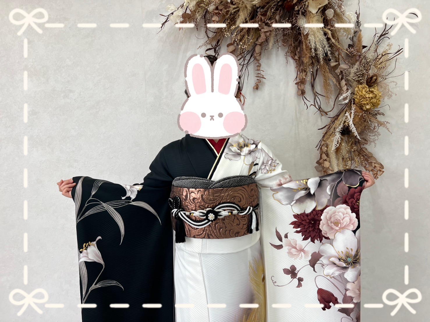 振袖　レンタル　前撮り　撮影会　可愛い　おしゃれ　かっこいい　イマドキ　くすみ