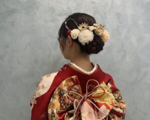 振袖レンタル　成人式　成人式ヘア　難波　なんば　心斎橋　天王寺