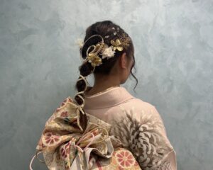振袖レンタル　成人式　成人式ヘア　難波　なんば　心斎橋　天王寺